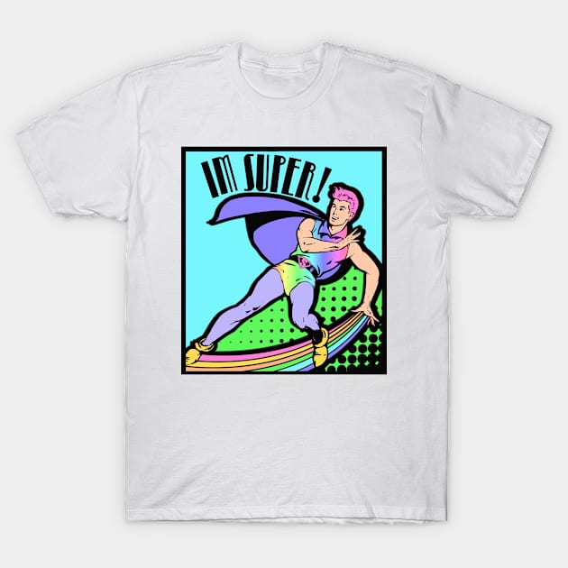 Rainbow Surfer T-Shirt by DigitalFun